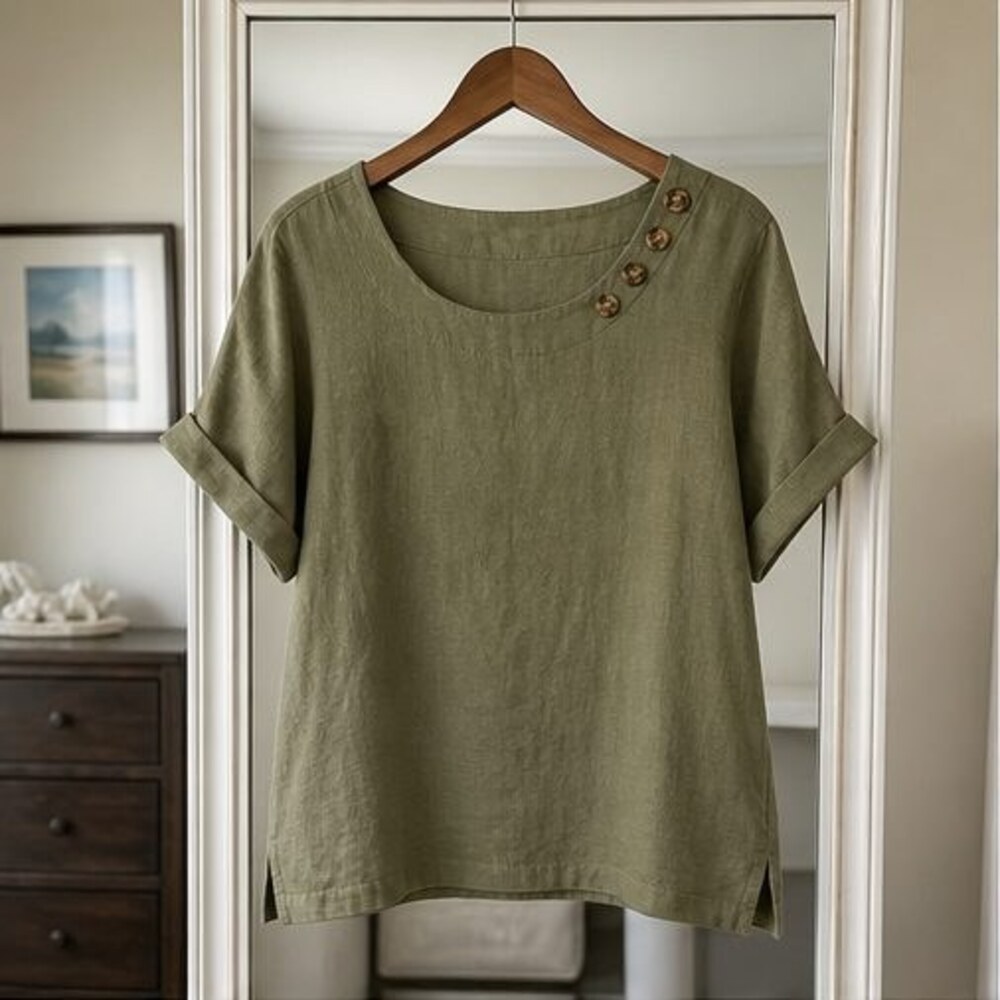 Lilac Tie Neck Blouse